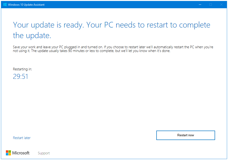 Windows 10 april update manual download