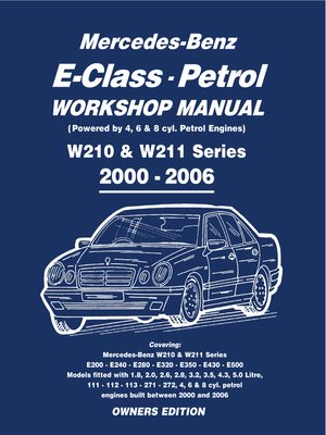 Mercedes benz e class w210 user manual pdf